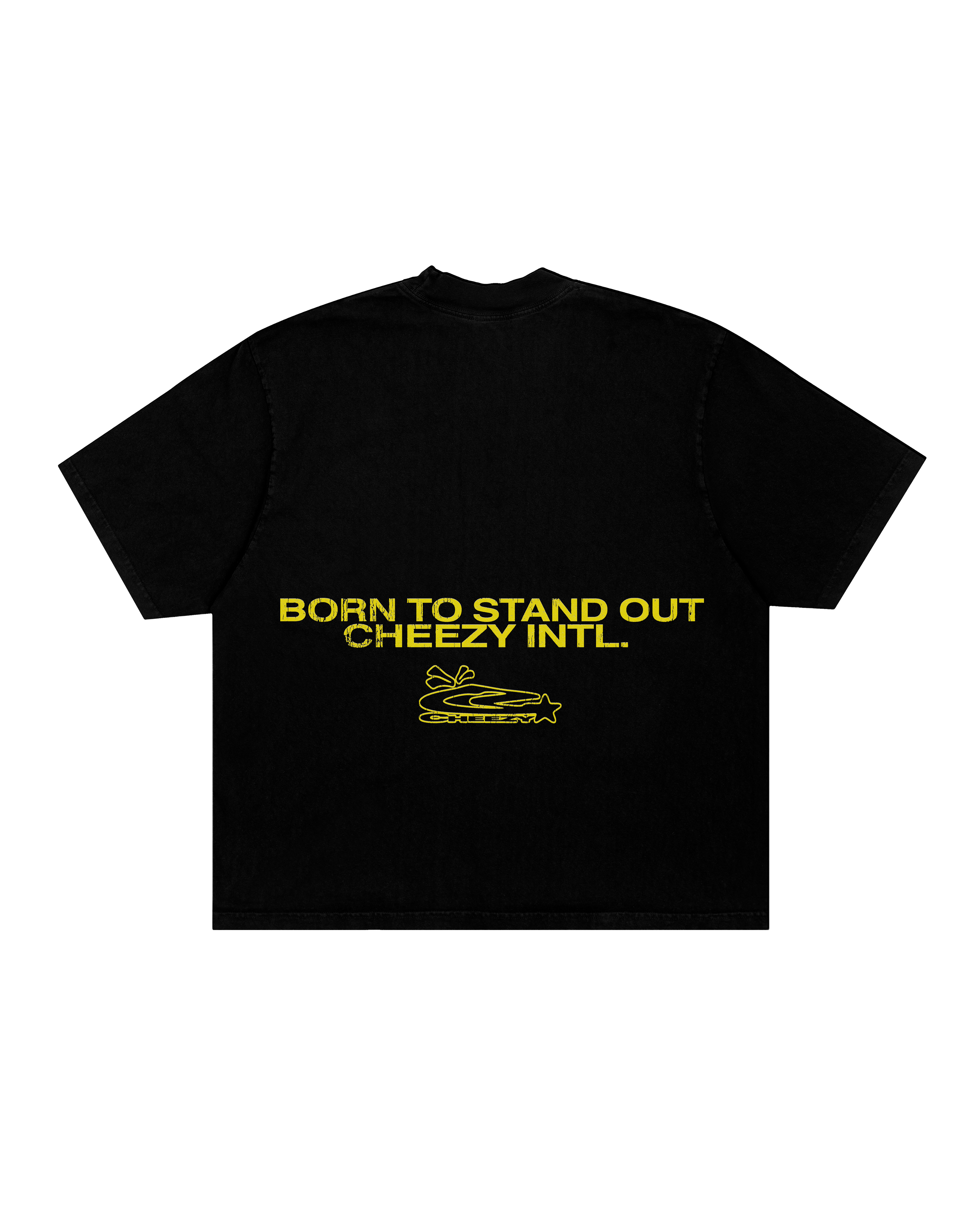 CHEEZY #001 TSHIRT BLACK BOXY FIT